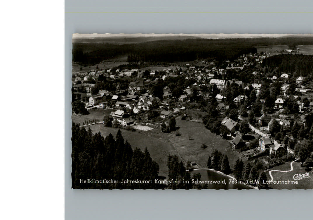 Koenigsfeld Schwarzwald Fliegeraufnahme