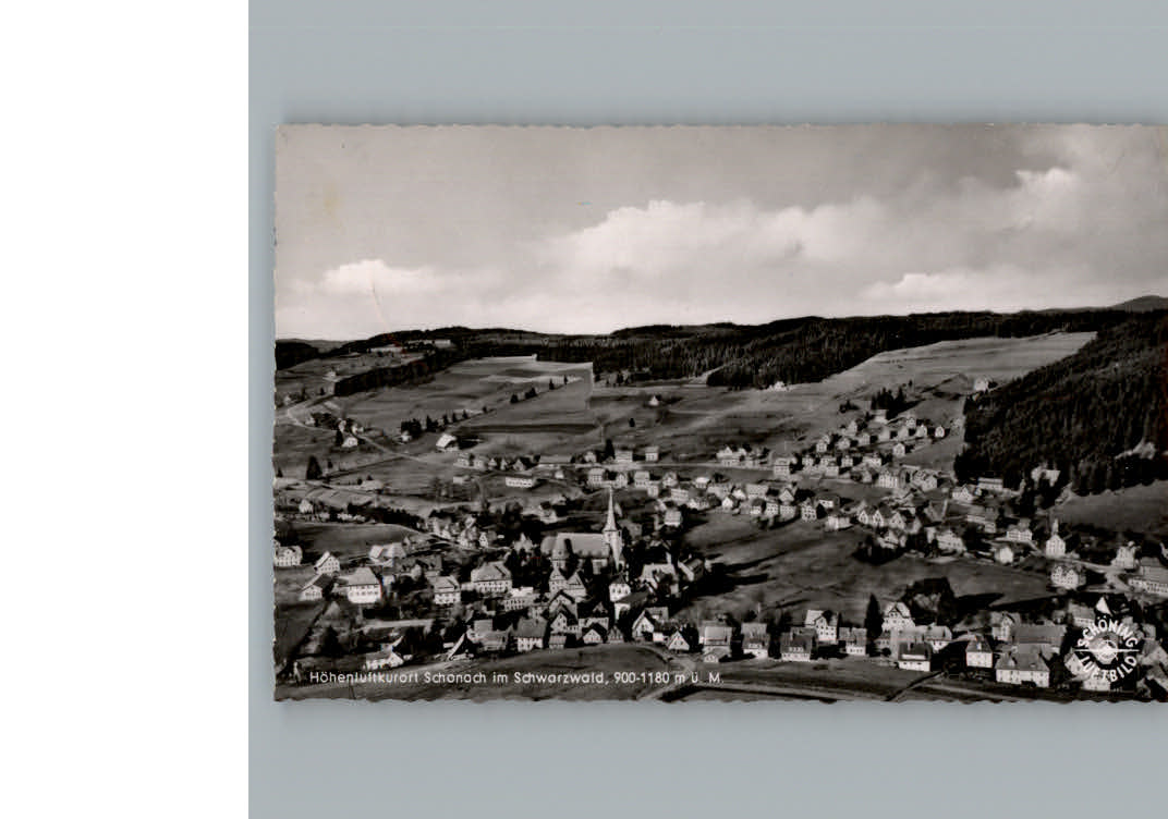 Schonach Schwarzwald Fliegeraufnahme