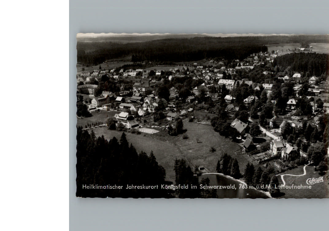 Koenigsfeld Schwarzwald Fliegeraufnahme