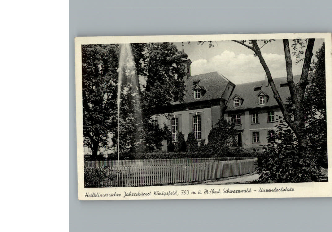 Koenigsfeld Schwarzwald Zinzendorfplatz