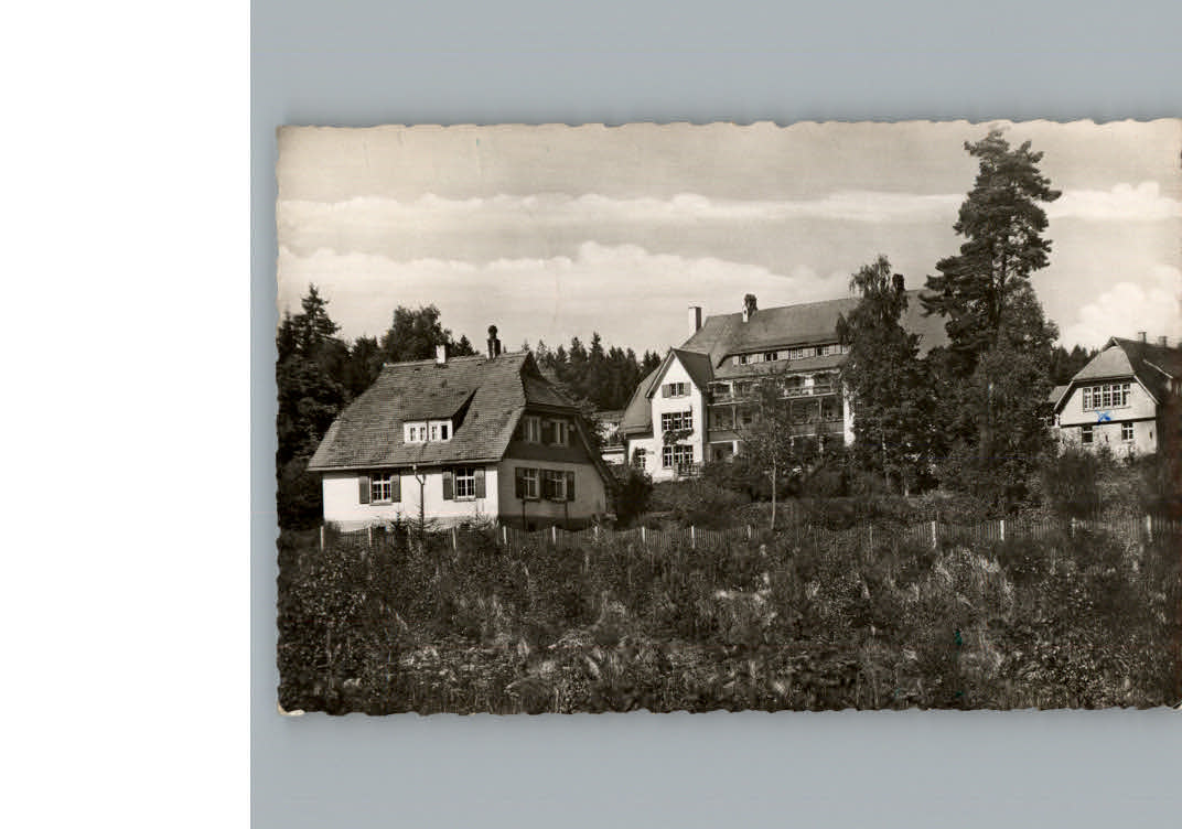 Koenigsfeld Schwarzwald Klinik Schwetter Kindersanatorium