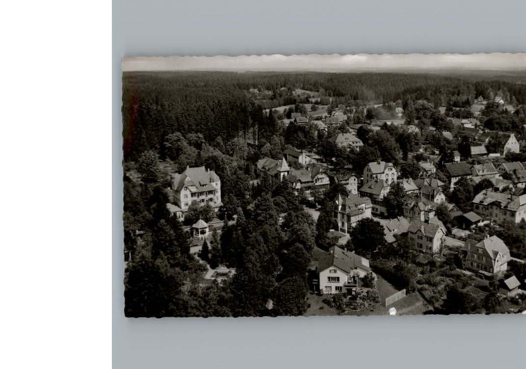 Koenigsfeld Schwarzwald Fliegeraufnahme