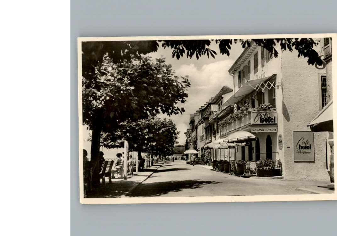 Meersburg Bodensee Cafe Hotel Weisshaar