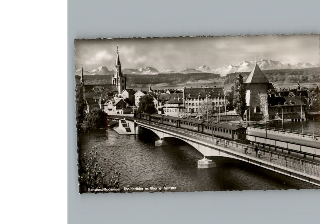 Konstanz Bodensee Eisenbahn Rheinbruecke Muenster