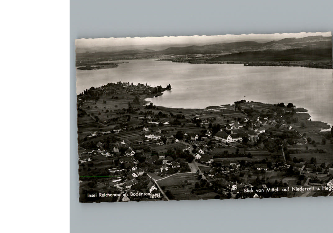 Reichenau Bodensee Fliegeraufnahme