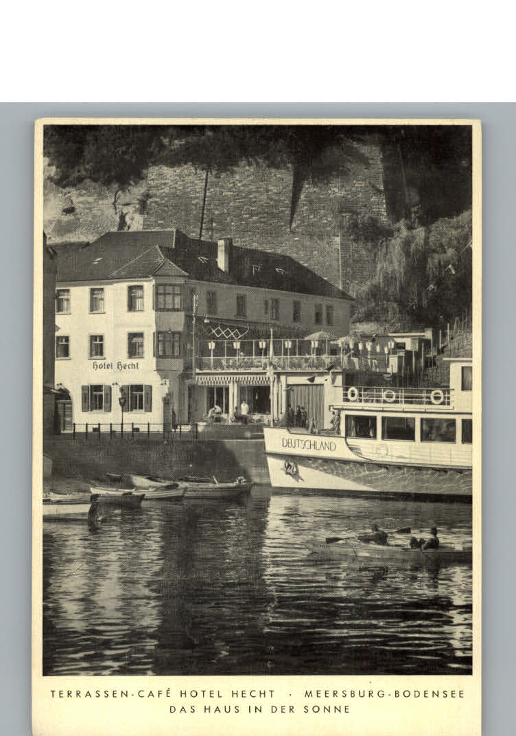 Meersburg Bodensee Hotel Cafe Hecht