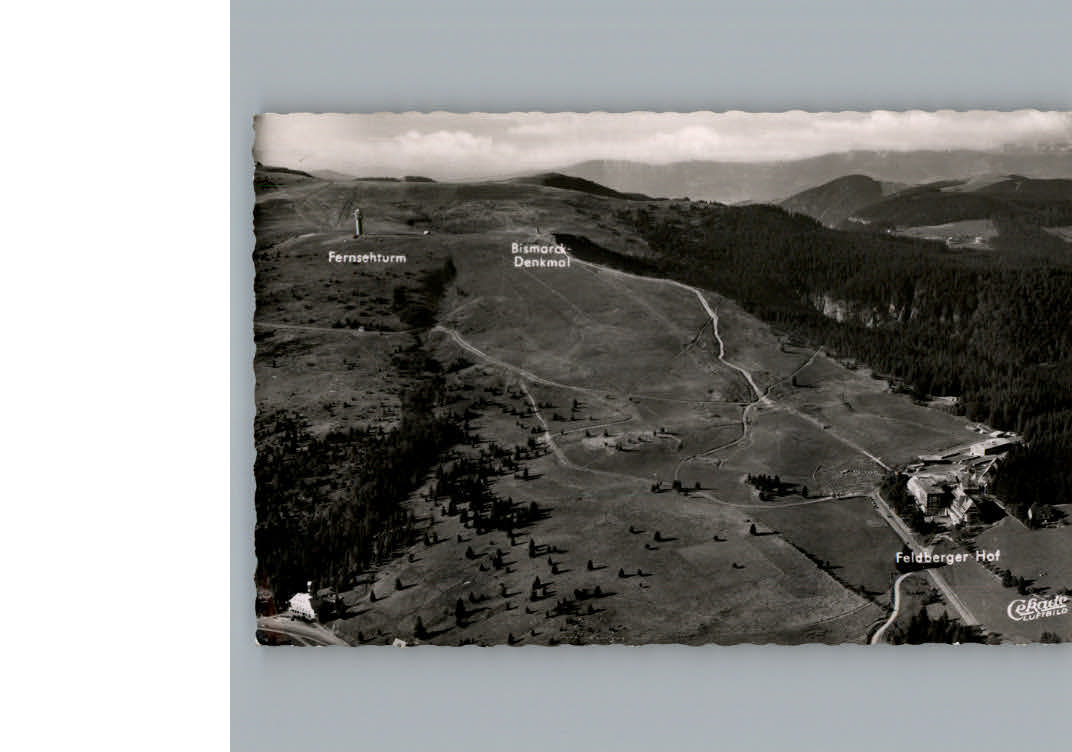 Feldberg Schwarzwald Fliegeraufnahme