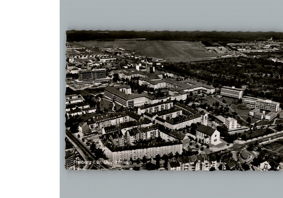 Freiburg Breisgau Fliegeraufnahme Universitaetskliniken