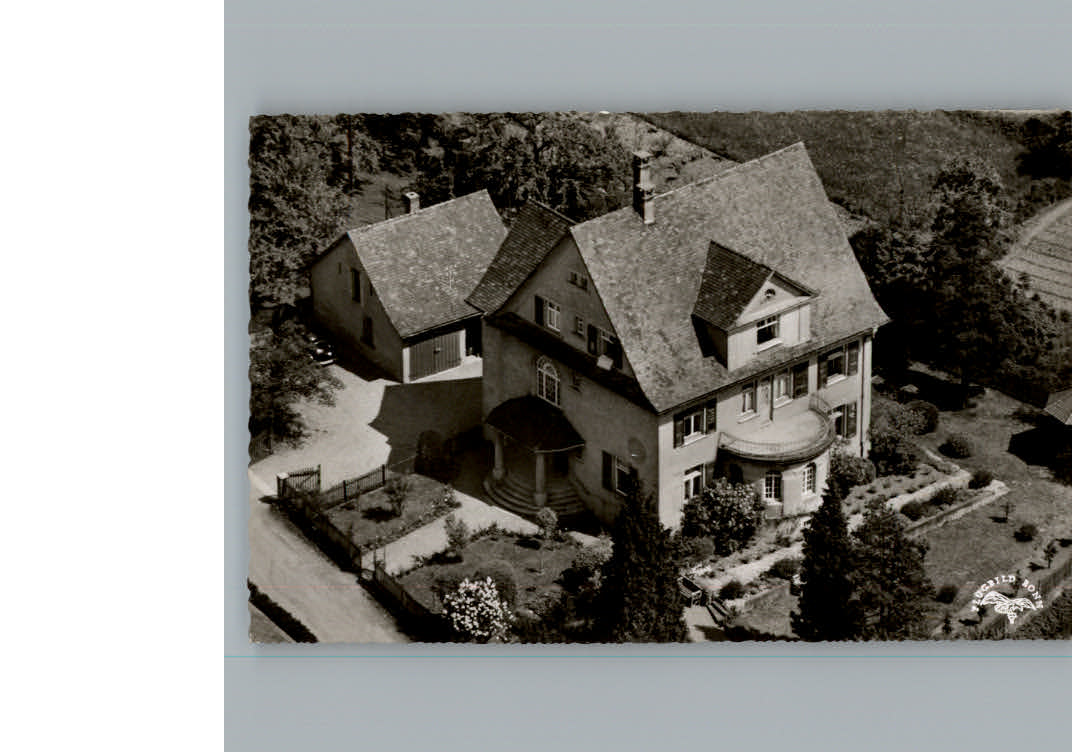 Denzlingen Fliegeraufnahme Pension Karolin