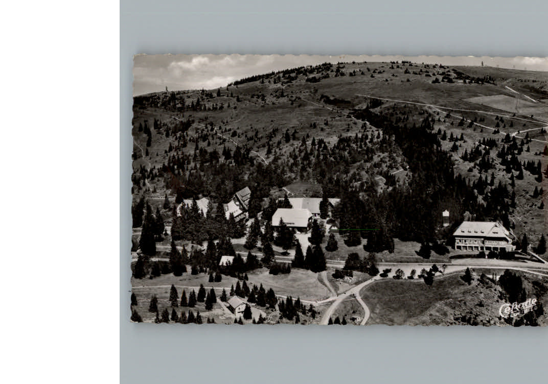 Feldberg Schwarzwald Fliegeraufnahme Hotel Hebelhof