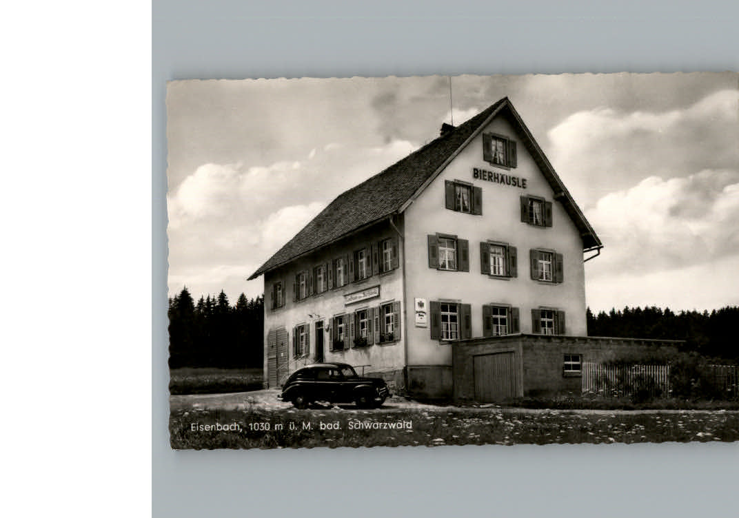 Eisenbach Schwarzwald Gasthaus-Pension Bierhaeusle