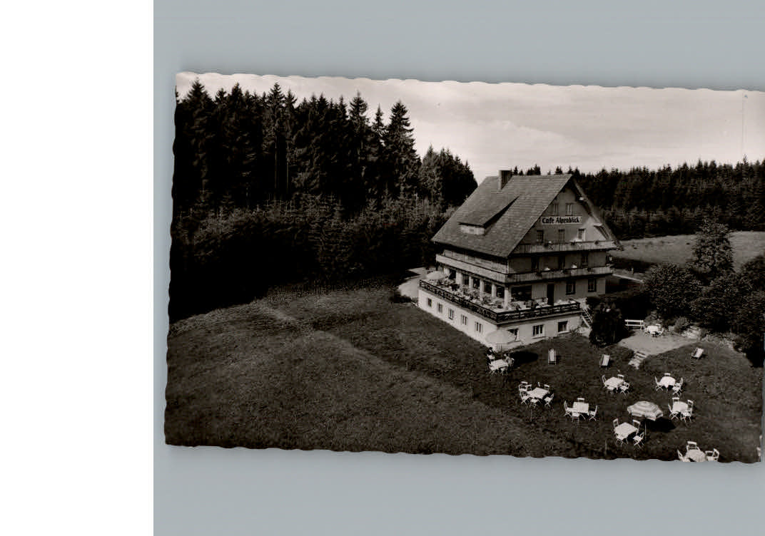 Saig Schwarzwald Cafe Pension Alpenblick