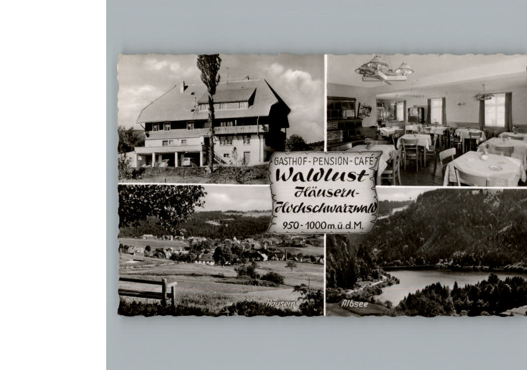 Haeusern Schwarzwald Gasthof-Pension Cafe Waldlust