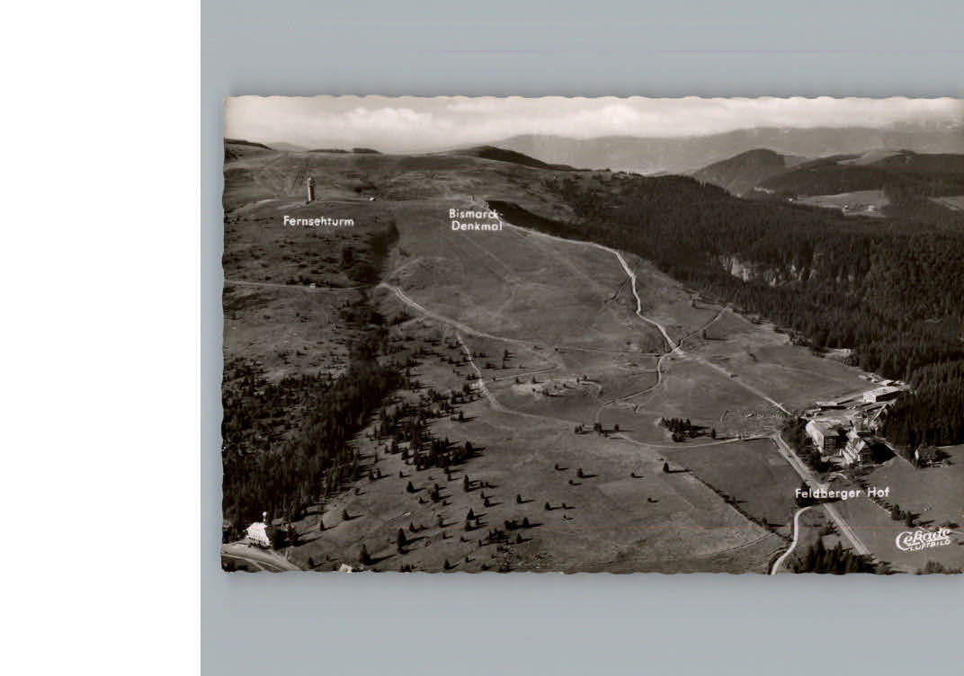 Feldberg Schwarzwald Fliegeraufnahme