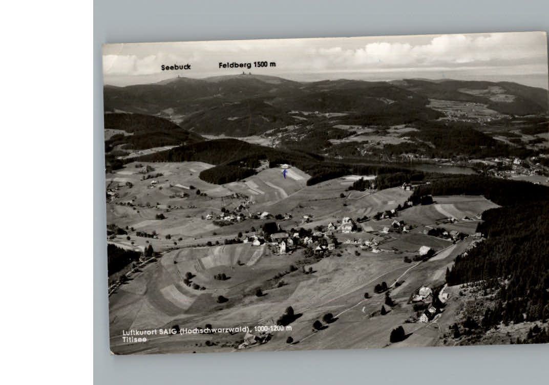 Saig Schwarzwald Fliegeraufnahme