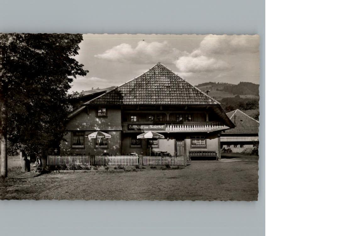 Wembach Schwarzwald Gasthaus zum Maierhof