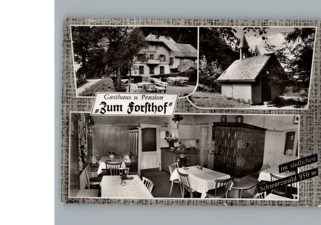 Haeg-Ehrsberg Gasthaus Pension zum Forsthof