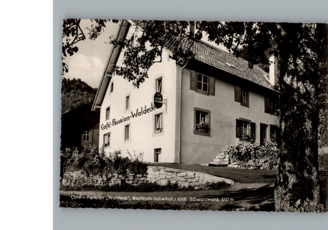 Raitbach Schopfheim Cafe Pension Waldeck