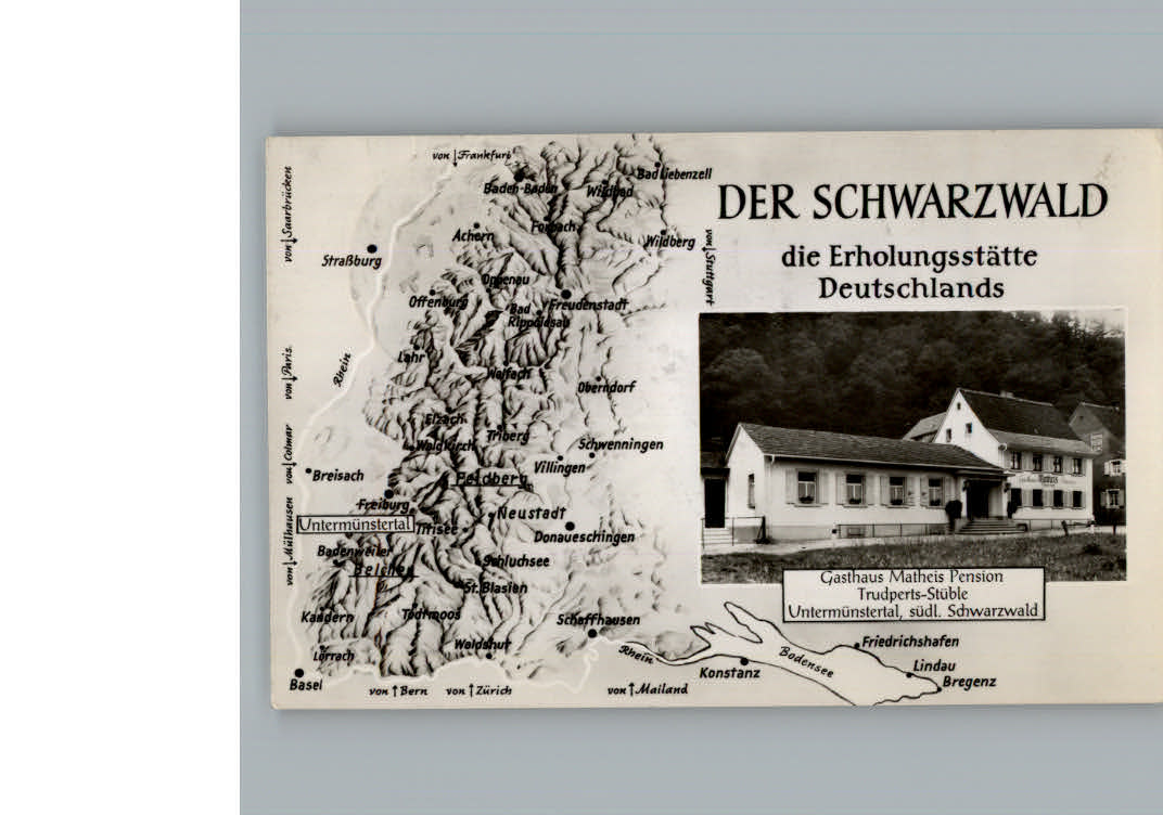 Untermuenstertal Gasthaus Matheis