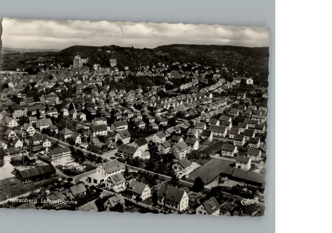 Herrenberg Gaeu Fliegeraufnahme