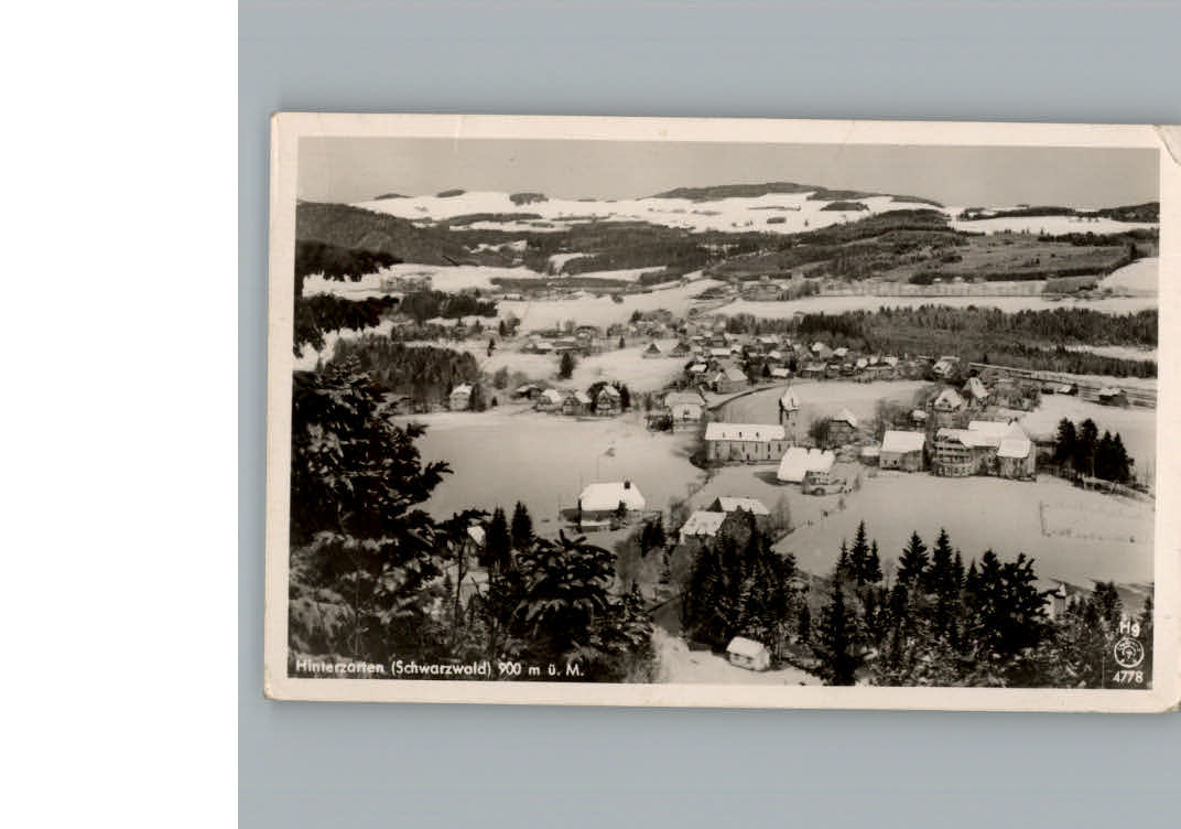 Hinterzarten Winter-Karte