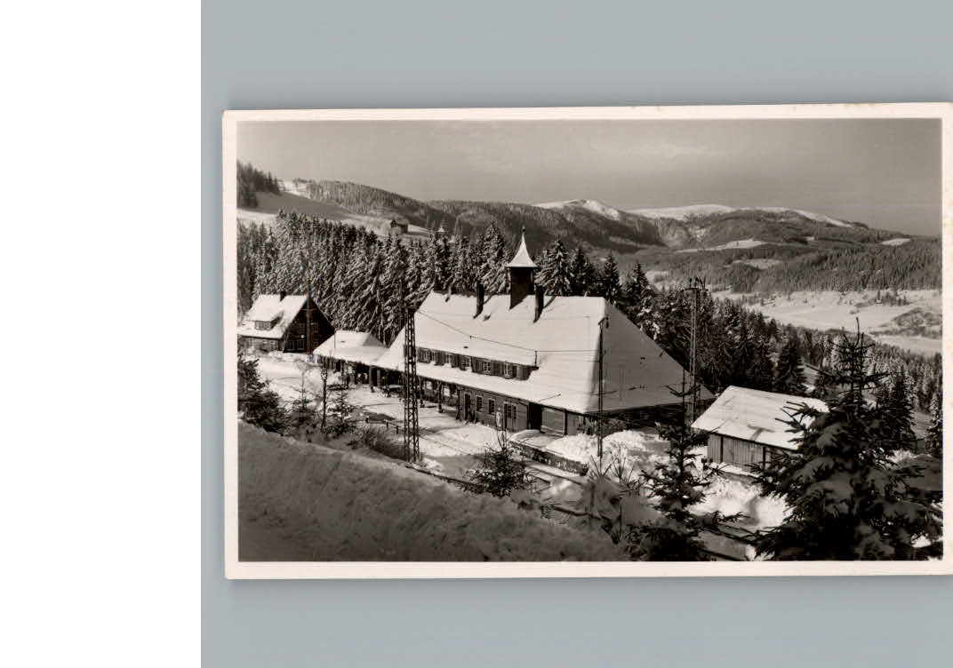Feldberg Schwarzwald Winter-Karte
