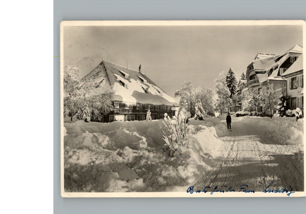 Hinterzarten Winter-Karte