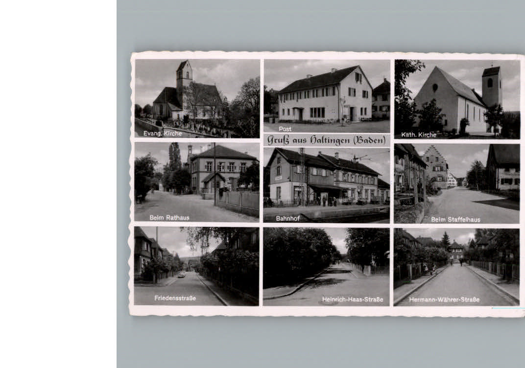 Haltingen Weil am Rhein BW Bahnhof Post, Friedensstrasse