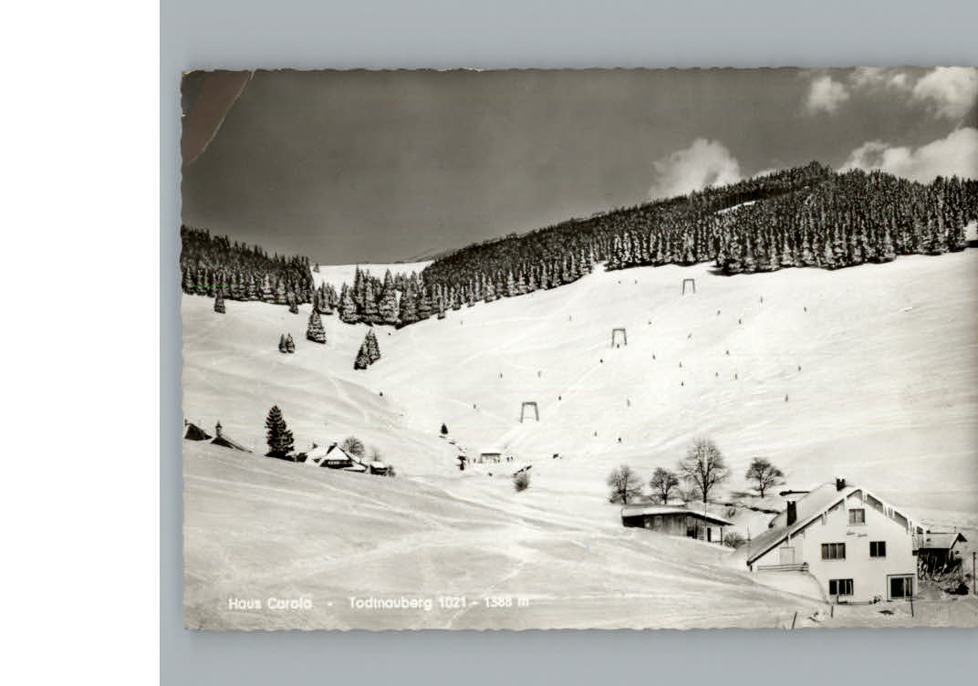 Todtnauberg Winter-Karte Haus Carola