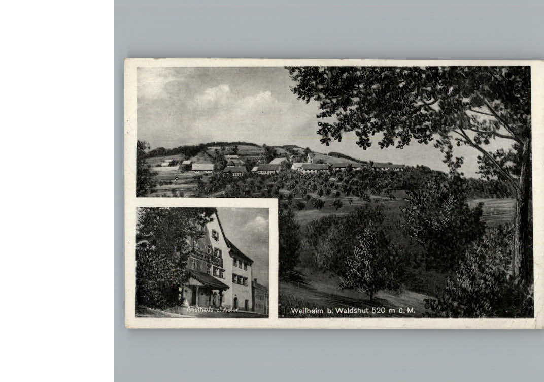 Weilheim Waldshut Gasthaus zum Adler