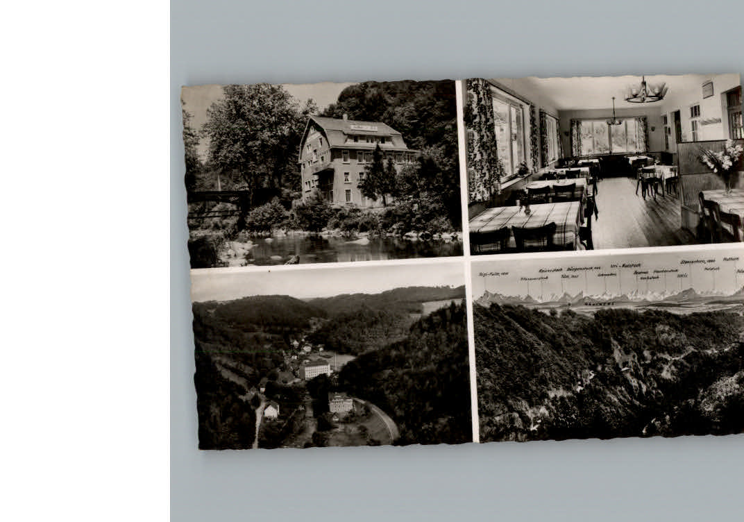 Tiefenstein Werbe-Karte Gasthaus zur Post