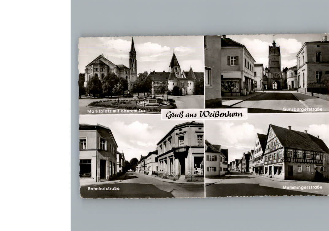 Weissenhorn Guenzburgerstrasse Memmingerstrasse