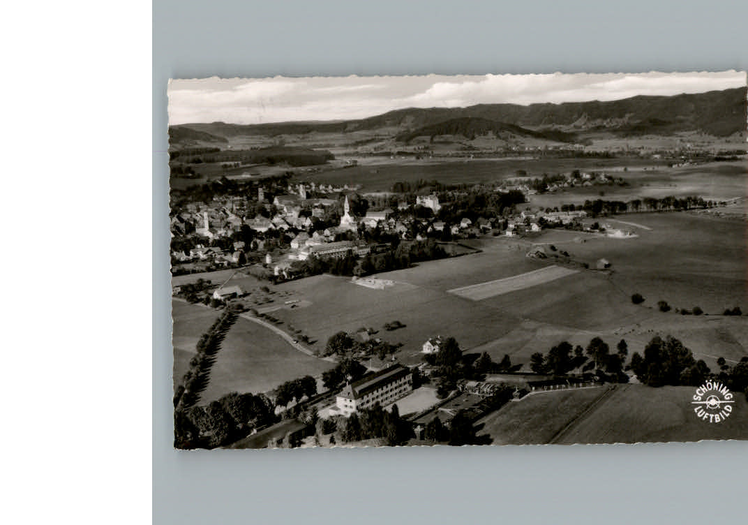 Isny Allgaeu Fliegeraufnahme