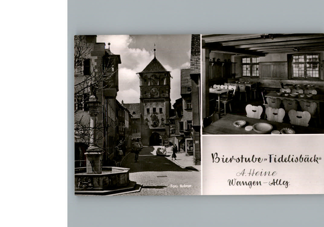 Wangen Allgaeu Bierstube Fidelsibaeck