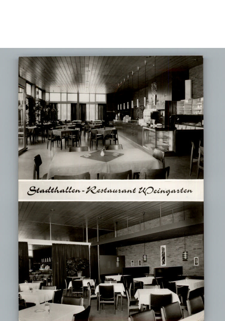 Weingarten Wuerttemberg Stadthalle Restaurant