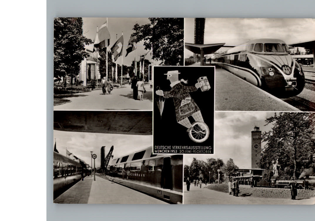 Muenchen Deutsche Verkehrsausstellung Muenchen 1953