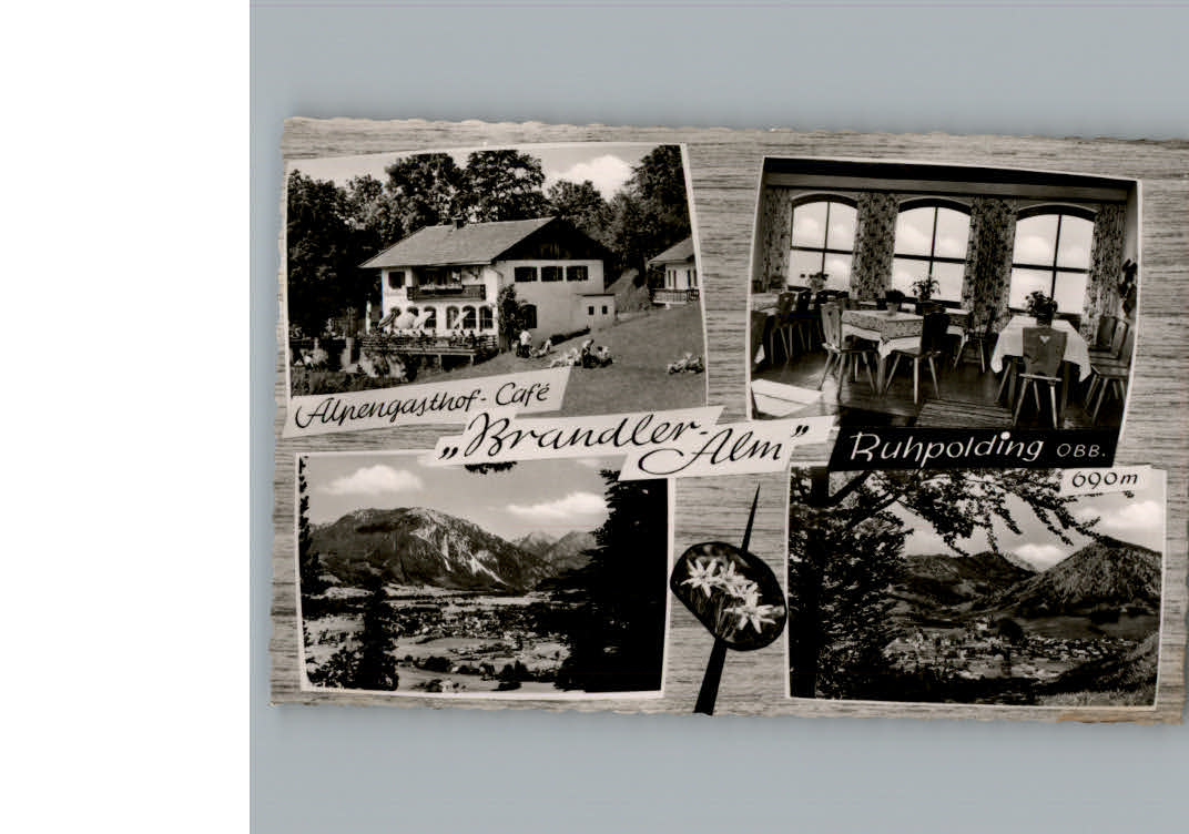 Ruhpolding Alpengasthof Cafe Brandler Alm