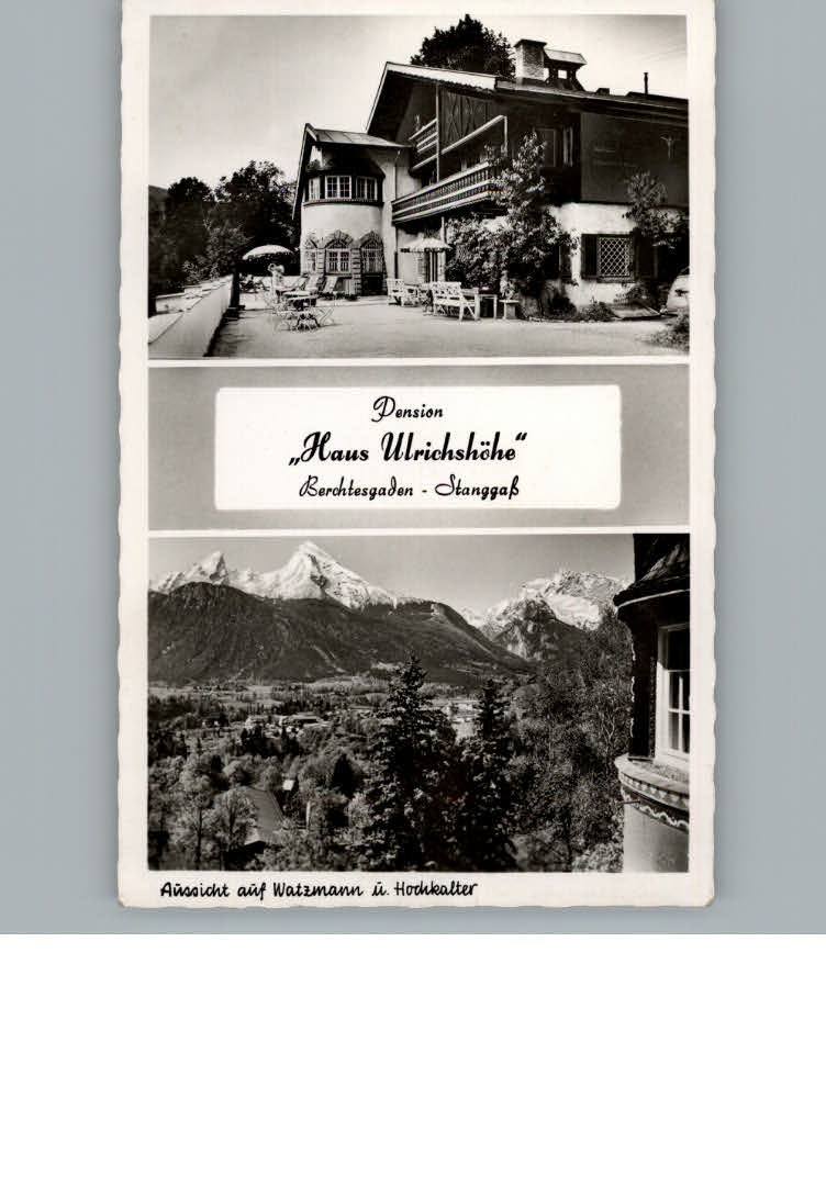 Berchtesgaden Pension Haus Ulrichshoehe