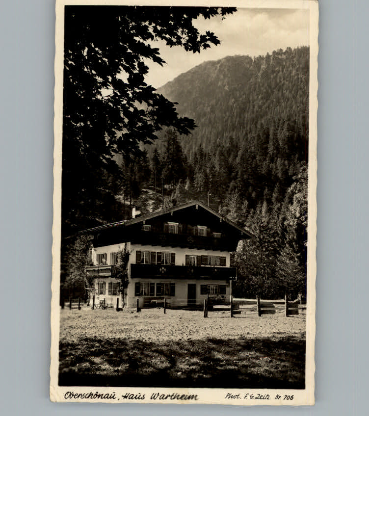 Oberschoenau Pension Haus Wartheim