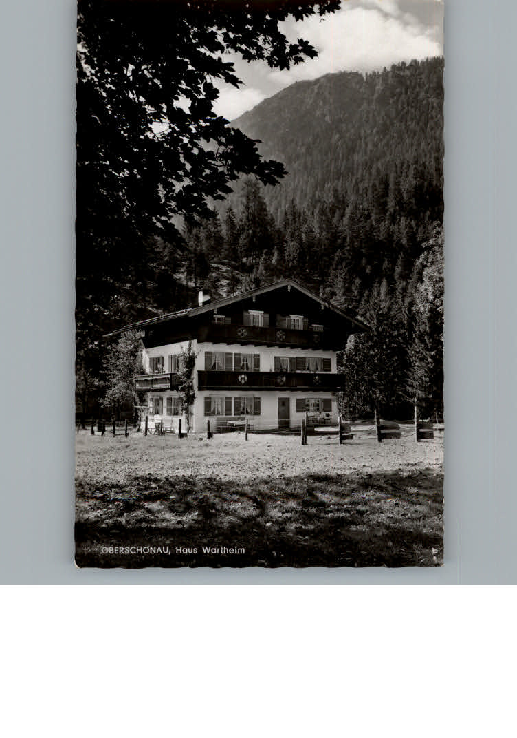 Oberschoenau Penion Haus Wartheim