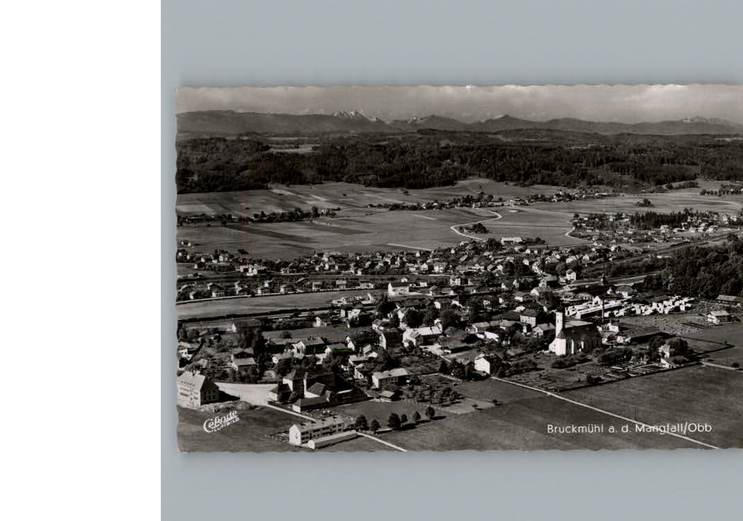 Bruckmuehl Rosenheim Fliegeraufnahme