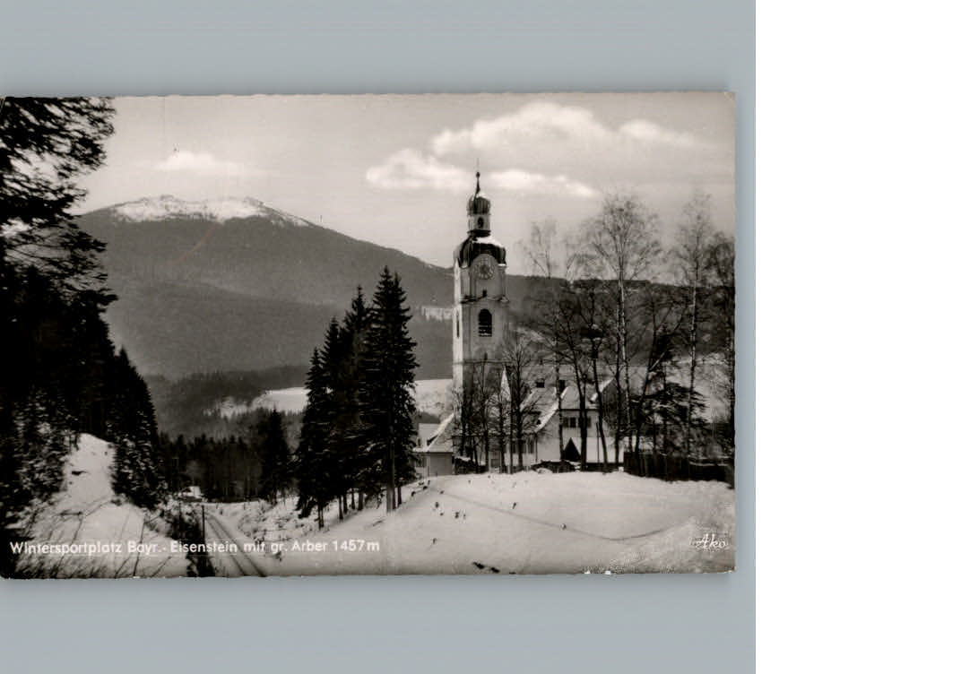 Bayerisch Eisenstein Winter-Karte