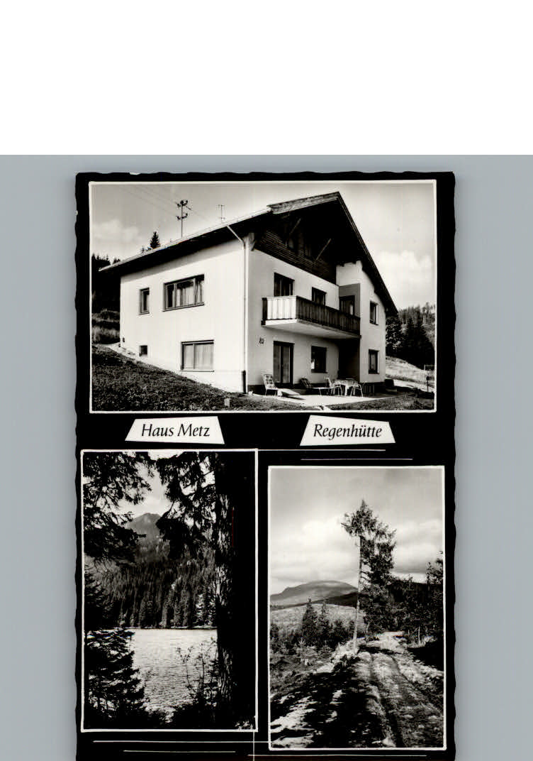 Regenhuette Bayerisch Eisenstein Haus Metz