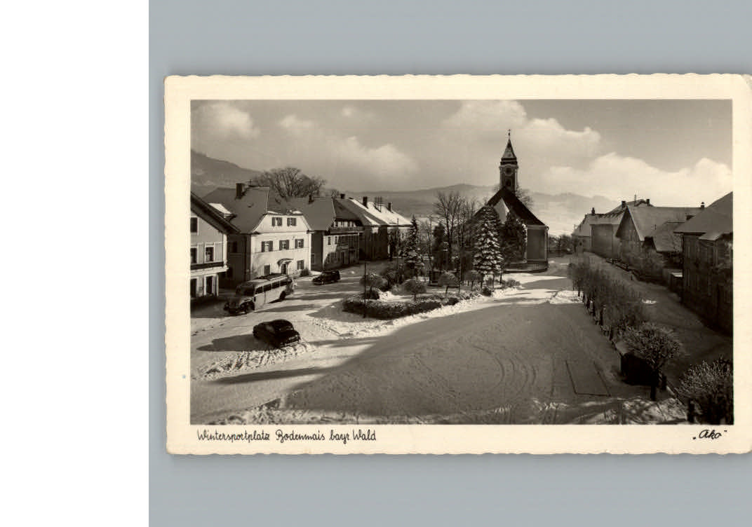 Bodenmais Winter-Karte