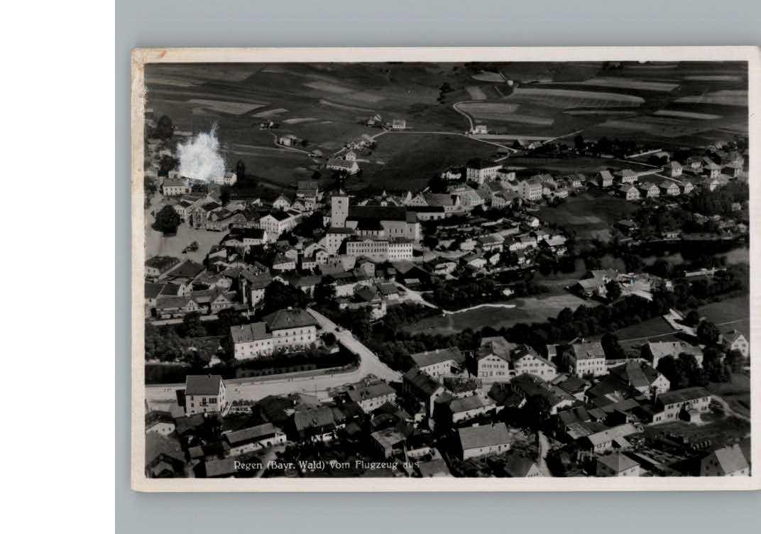 Regen Fliegeraufnahme