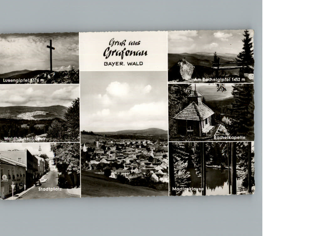 Grafenau Niederbayern Ortsansicht