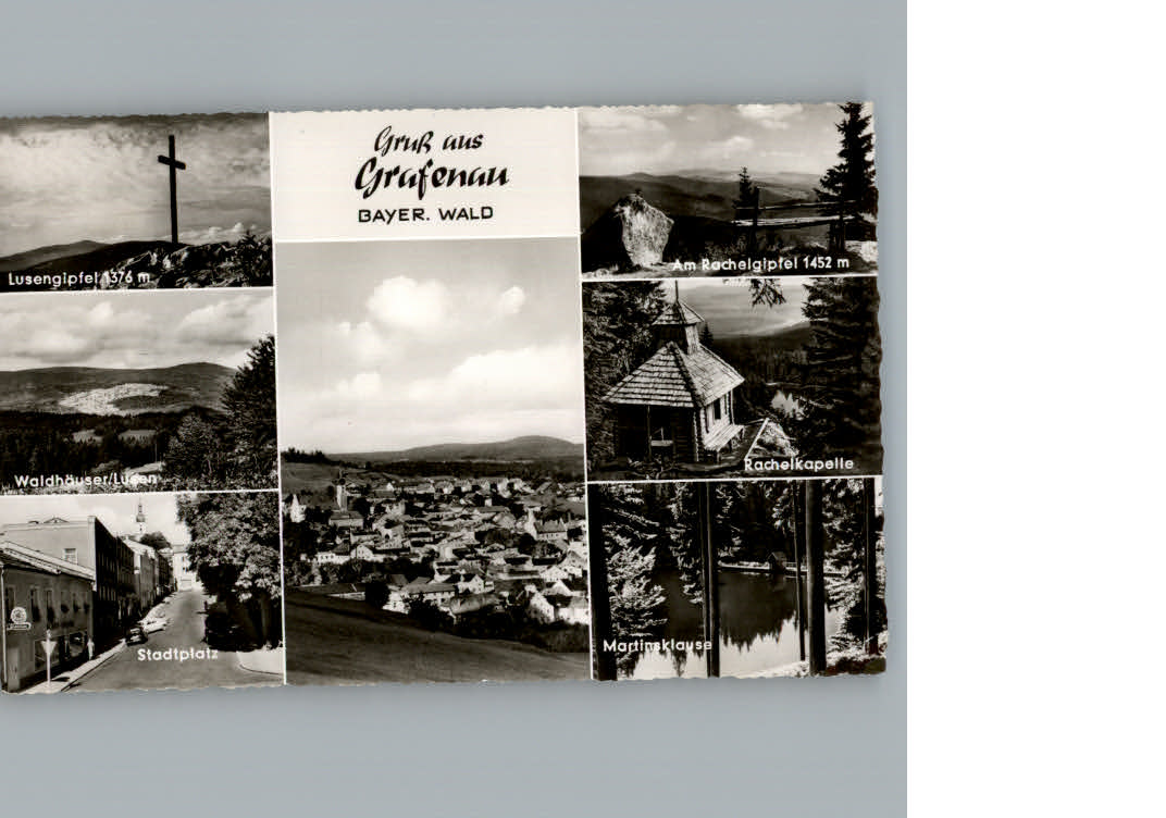 Grafenau Niederbayern Ortsansicht