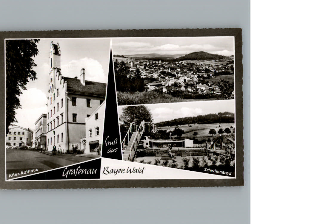 Grafenau Niederbayern Ortsansicht