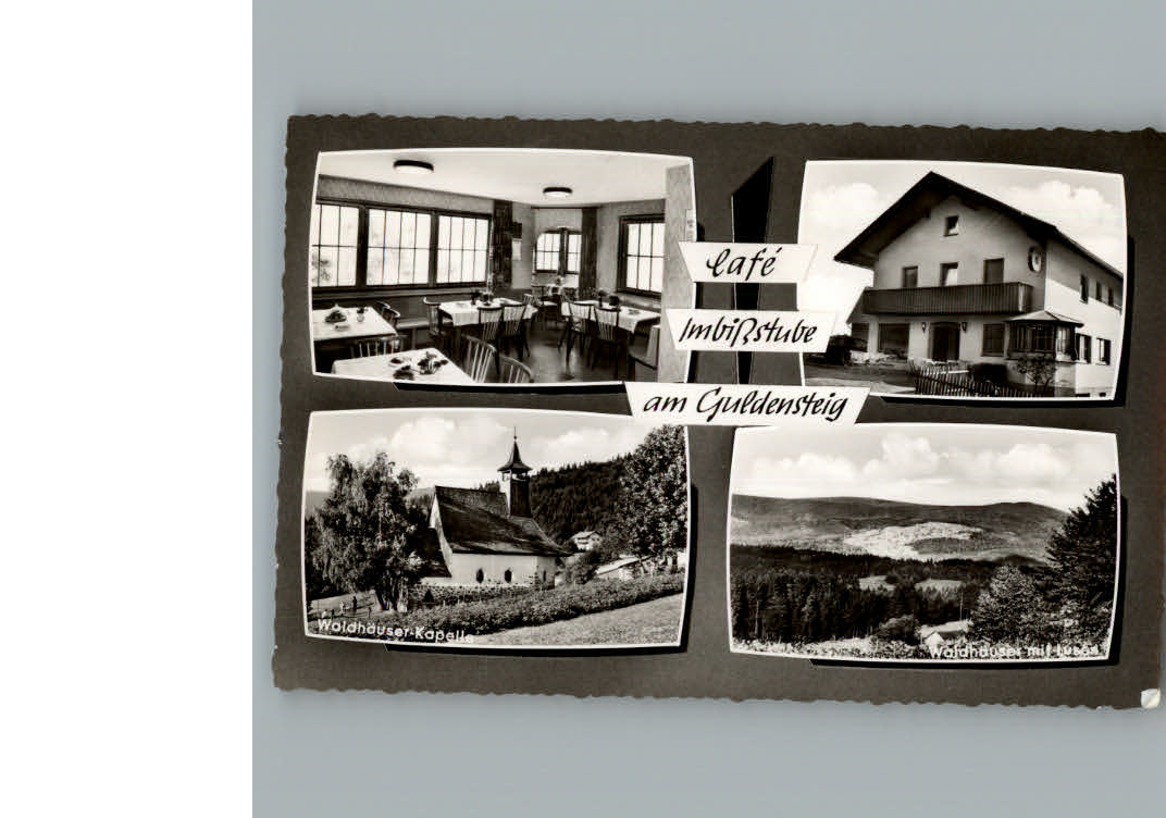 Waldhaeuser Neuschoenau Cafe-Imbissstube am Guldensteig