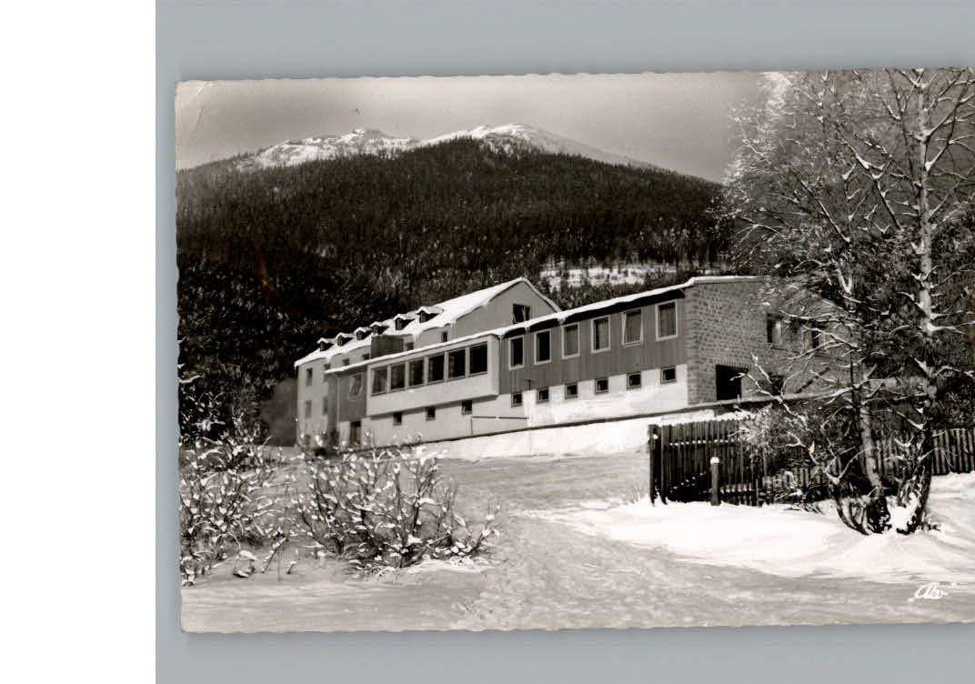 Bayerisch Eisenstein Winter-Karte